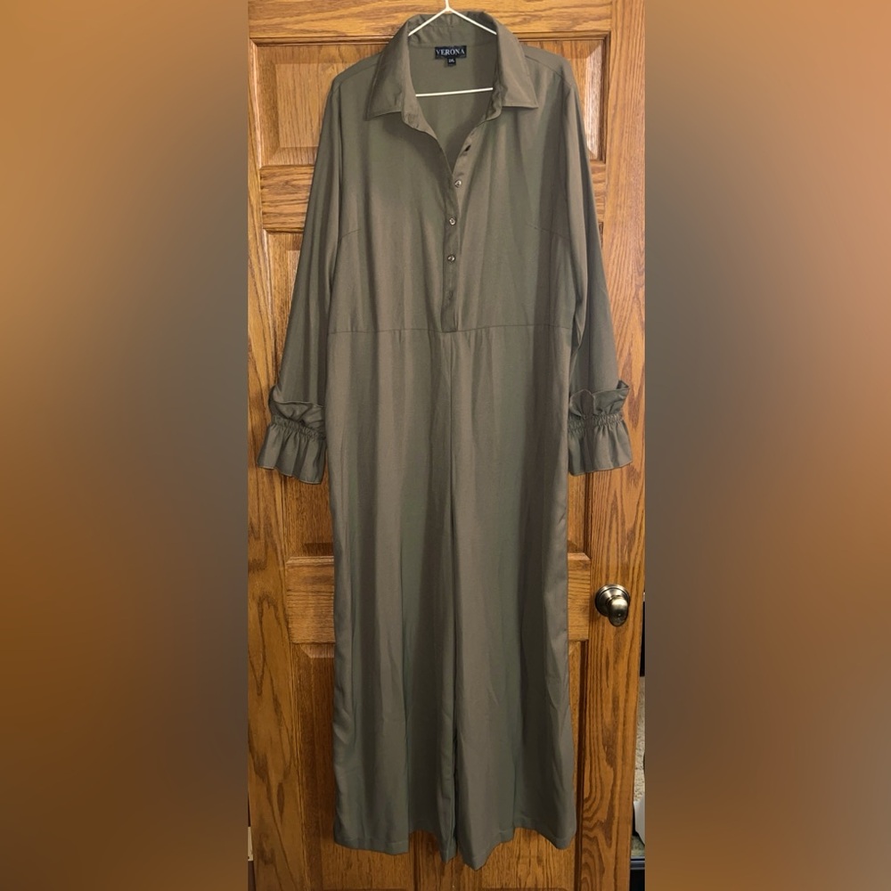 ASOS Army Green Jumpsuit